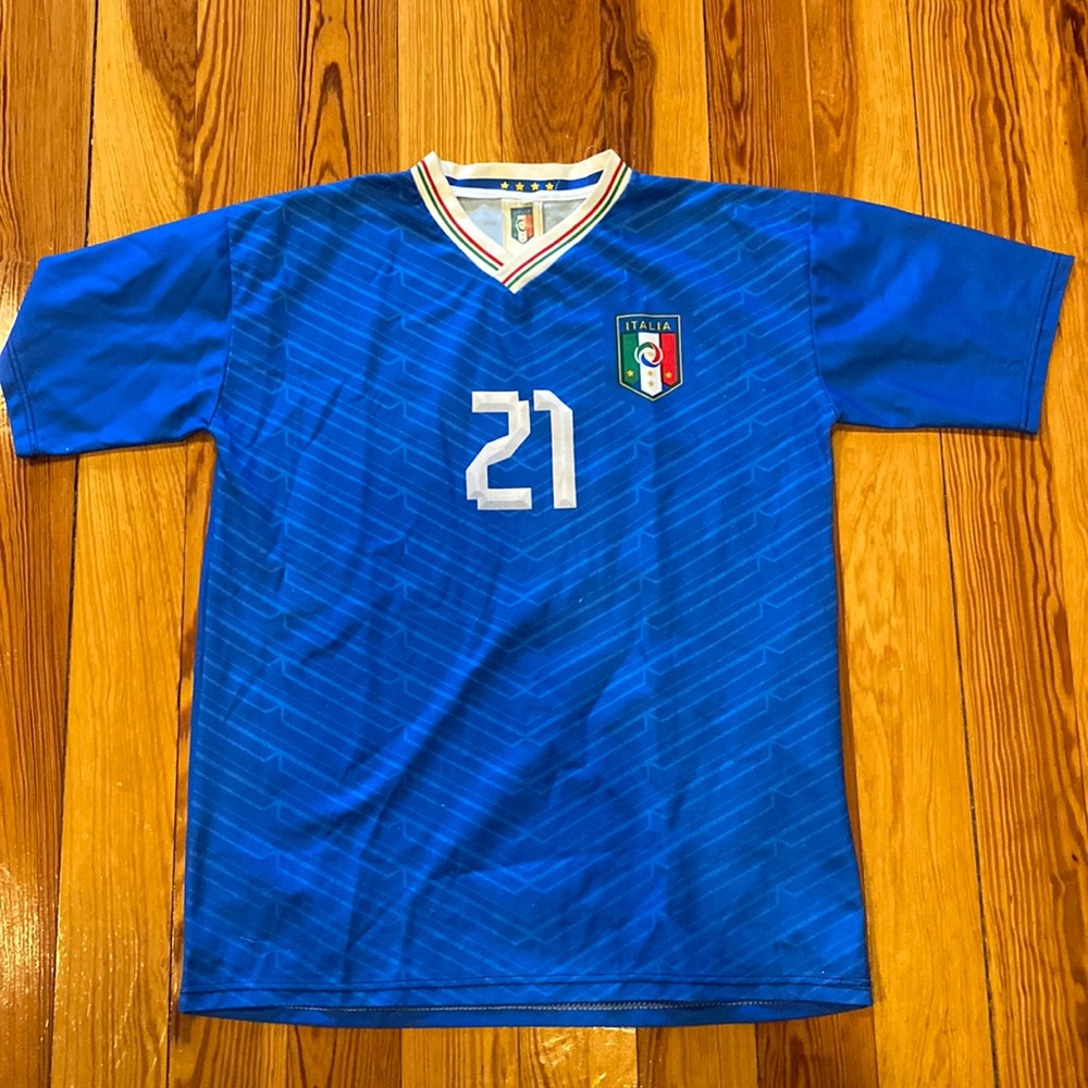 Italy national soccer team jersey - Pirlo - Size M